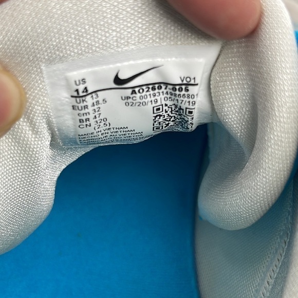 Nike PG 3 Paul George Lure Platinum Tint Blue Sneakers - Picture 9 of 9